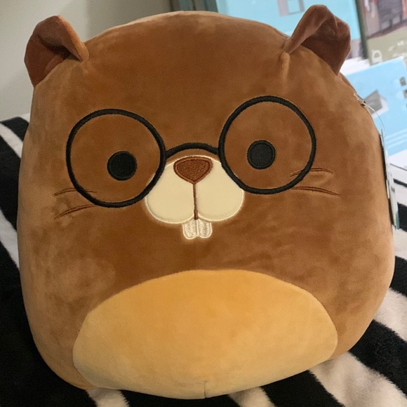 Chip SQUISHMALLOW Beaver 12” - Picture 1 of 10